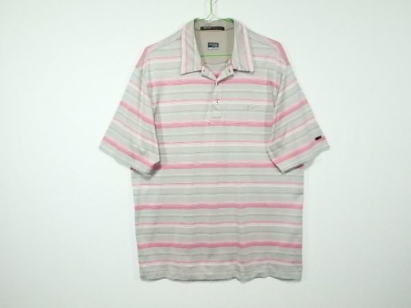 ナイキ TIGER WOODS COLLECTION タイガーウッズ ボーダー ポロシャツ XL拍卖