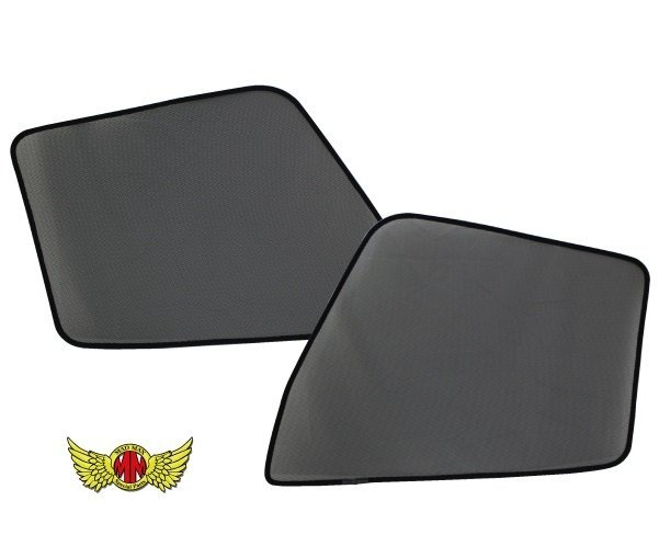 MADMAX トラック用品 ふそう FUSO フルコンファイター 虫除けネット 左右SET ブラック/網戸 日除け 遮光 メッシュ カーテン【送料800円】拍卖