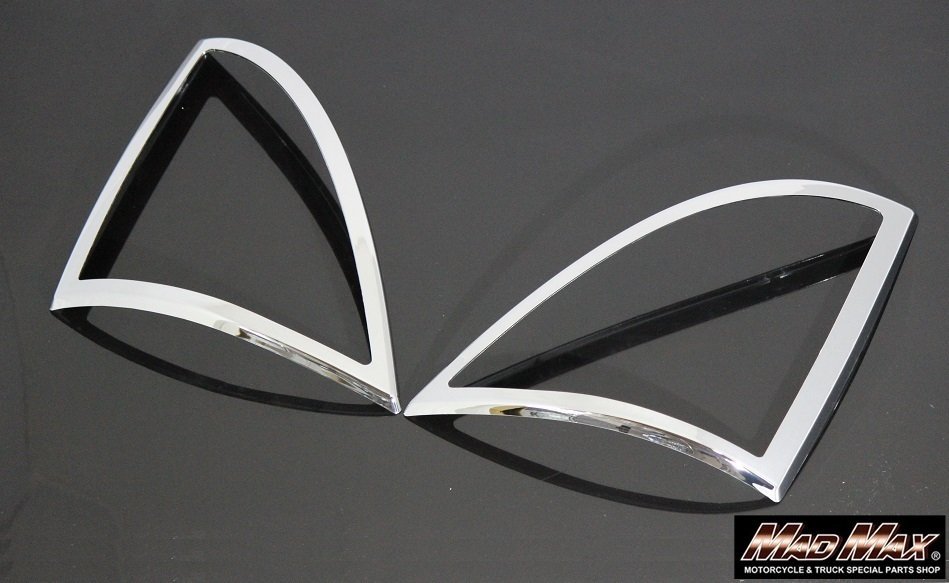 MADMAX トラック用品 メッキ ウインカーランプガーニッシュ 日野 エアループプロフィア/エアループレンジャー用【送料800円】拍卖