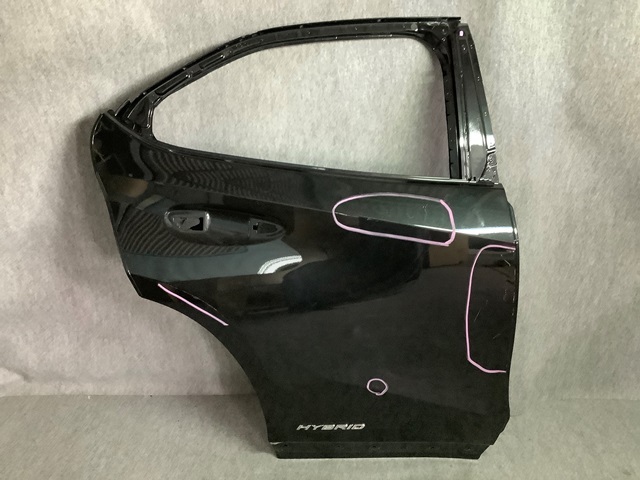 A848-ソ レクサス UX MZAA10 MZAH10 リア ドア 右 黒 ☆拍卖
