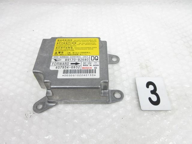 H23 タント カスタム CBA-L375S (3) エアバック コンピューター CPU 407934-6832 89170-B2680 178423 4418拍卖
