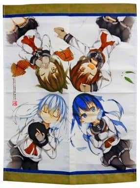 艦隊これくしょん 艦これ 非売品 A2 タペストリー 第六駆逐隊 雪中繪圖 未開封新品 ビニール袋破れあり やどかり 拍卖