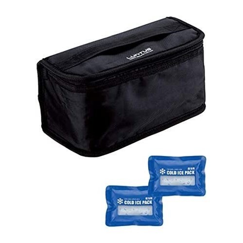 アスベル 保冷ランチバック2段用(保冷剤付) ブラック3165 新品 未使用品拍卖