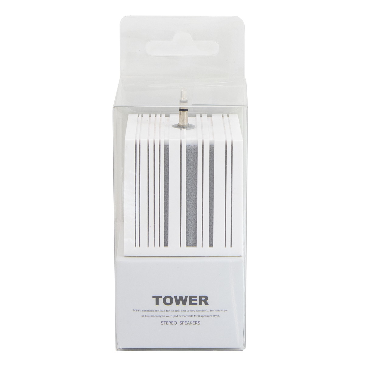 JESTTAX パッシブ ステレオ スピーカー TOWER ホワイト 白 MS-F1WH拍卖