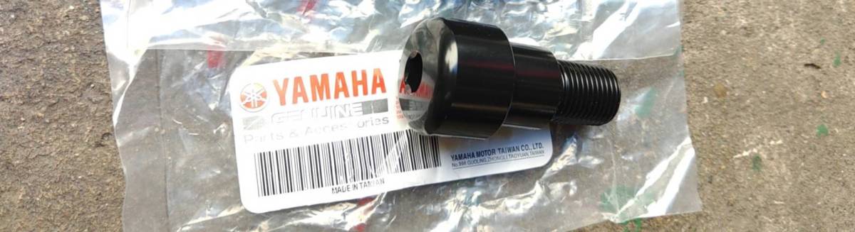 60/ 1個 ヤマハ純正 黒 ブラック バーエンド マジェスティ125 キャブ FI マジェ125拍卖