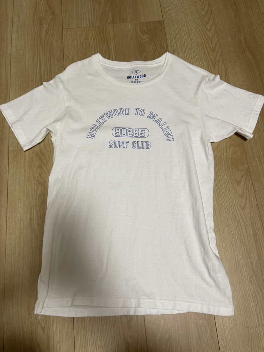 HOLLYWOOD TO MALIBU Tシャツ S HTM hollywood to malibu ロンハーマン拍卖
