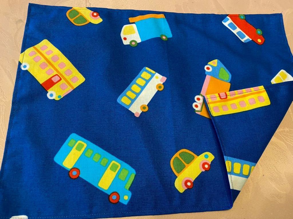 No.12 裏付ランチョンマット ハンドメイド 25x35 男の子 車柄拍卖