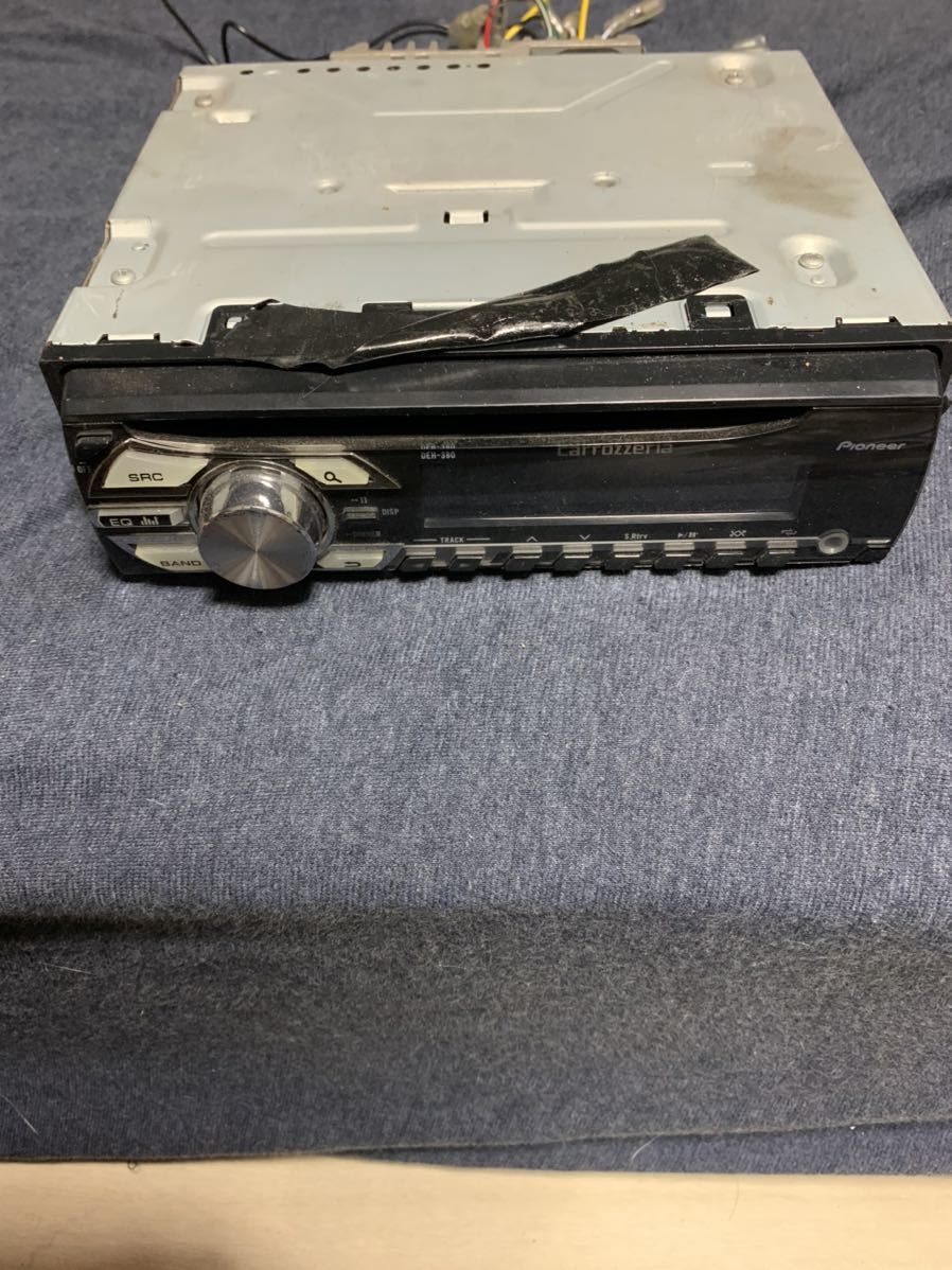 carrozzeria カロッツェリア DEH-380 CDプレーヤー カーオーディオ CDデッキ AUX 1DIN拍卖