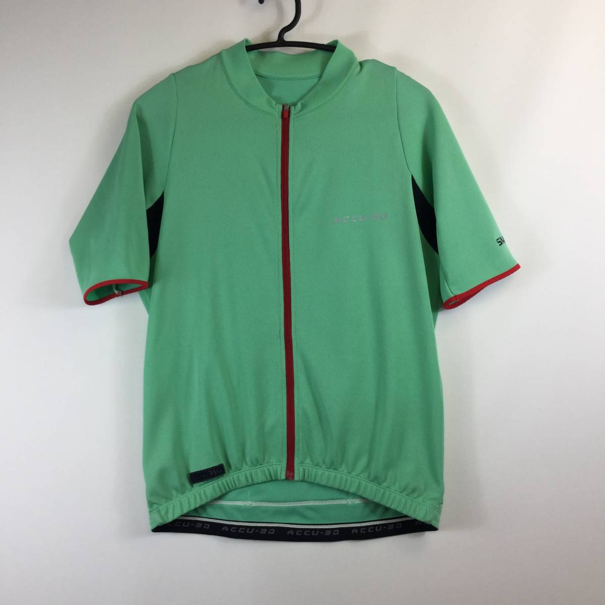 シマノ SHIMANO 半袖サイクルジャージ ミントグリーン系 Lサイズ ACCU-3D拍卖