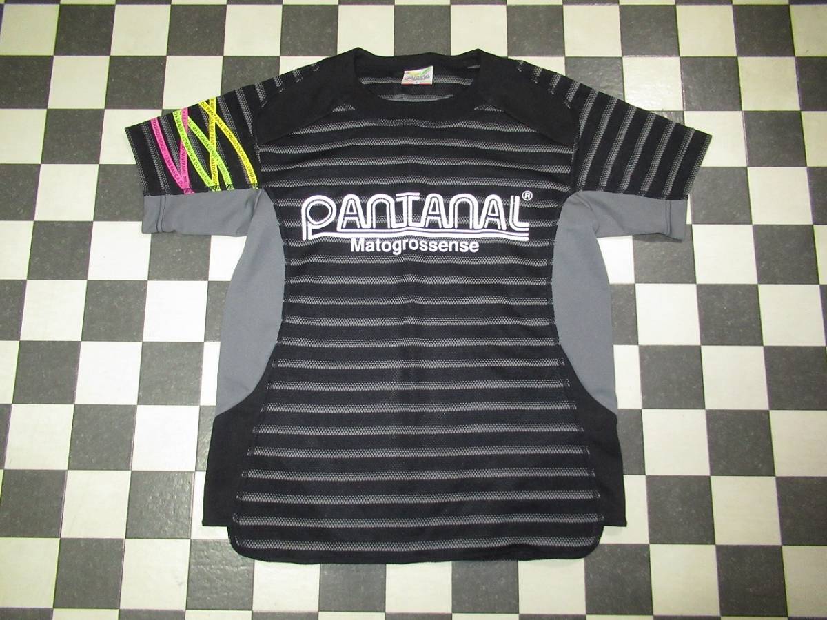 ★パンタナール/PANTANAL★良品 S 黒 メッシュ半袖 プラクティスシャツ拍卖