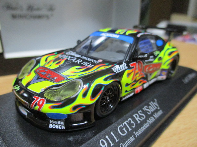 ミニチャンプス 1/43 「 ポルシェ911GT3 RS Sally 」 #79 マイアミGP・2004y ・送料 500円 (レターパック発送)拍卖