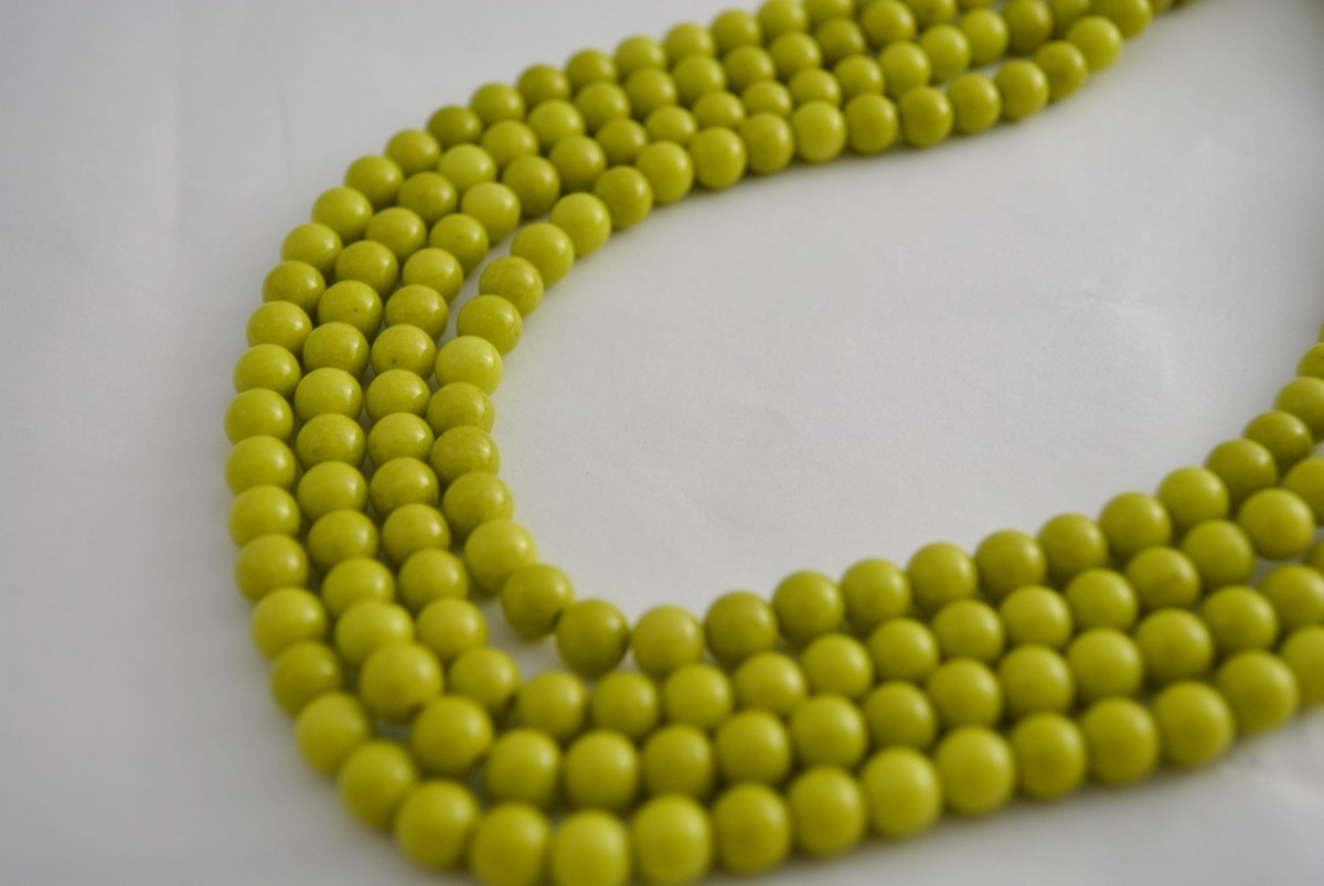 ジェイド ラウンド グリーンA7 6mm ブレスレット ビーズクラブ拍卖