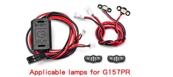 GRC製 G157PR TRX4 GRC Pro ライトキット用 1W LED 2S-3S ライトキット 2S-3Sバッテリ対応【送料込み】拍卖