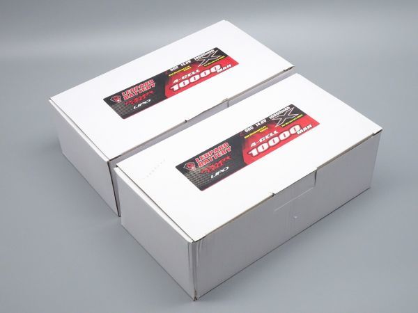 社外品 トラクサス X-MAXX XMAXX 8s 対応リチウムバッテリ/90C/14.8V/10000mAh/4セル/サイズ195㎜X48㎜X42㎜ 2本セット拍卖