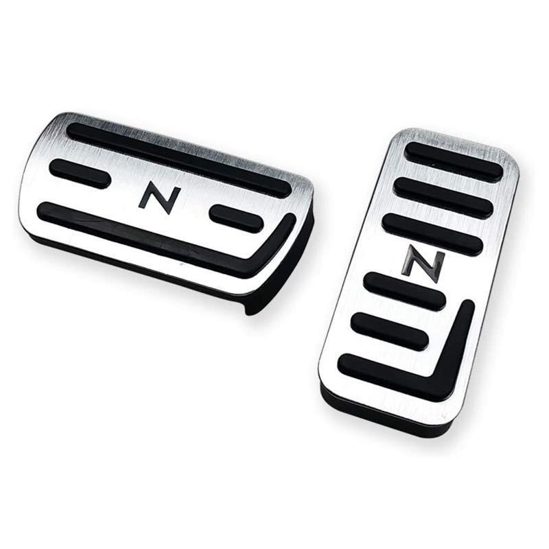 HONDA ホンダ Nシリーズ N-BOX N-ONE ペダルカバー 2点セット シルバー拍卖