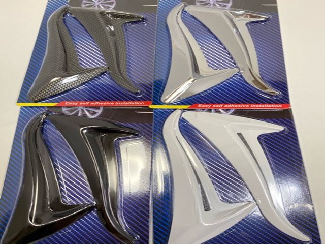 汎用スタイリッシュダミーダクト ボンネットやフェンダーエアロなどに 簡単チューンナップ拍卖