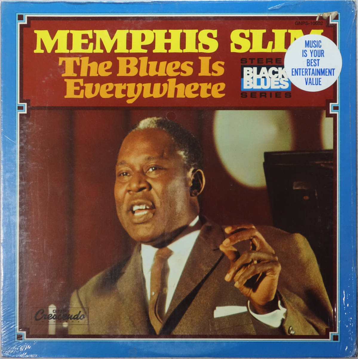 ◆MEMPHIS SLIM/THE BLUES IS EVERYWHERE (US LP/Sealed)拍卖