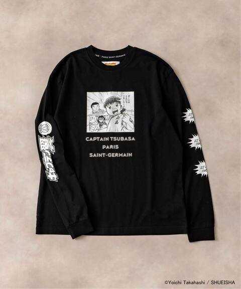 新品Lサイズ Paris Saint-GermainPSG / パリサンジェルマン キャプテン翼 Le Balon est ton Ami ロングTシャツ拍卖