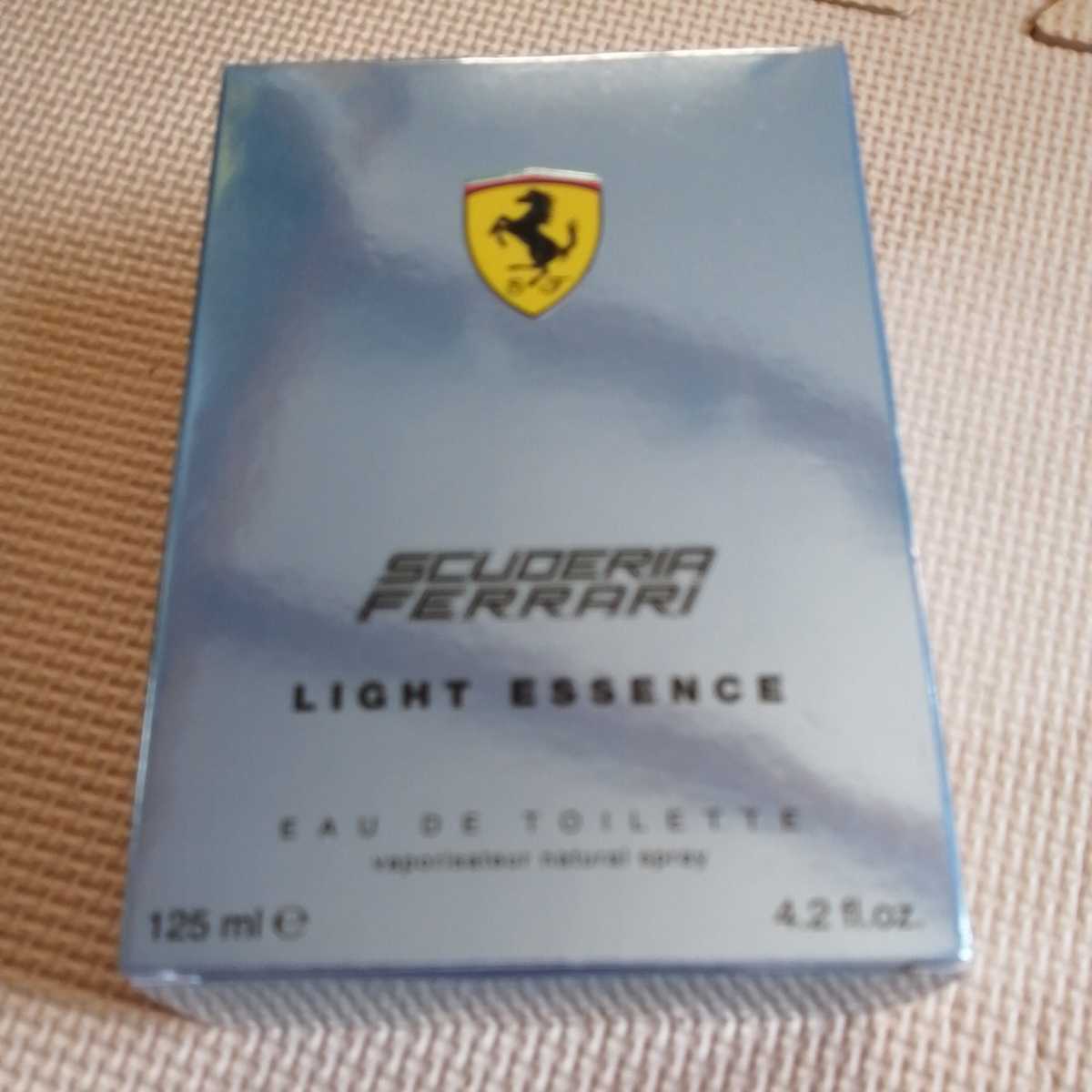 開封品② FERRARI 125ml「LIGHT ESSENCE」フェラーリ ライト エッセンス 香水 EAU DE TOILETTE オードトワレ拍卖