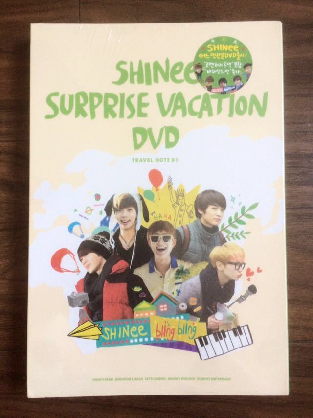 【未開封】 SHINee ある素敵な日 SURPRISE VACATION DVD テミン オニュ ジョンヒョン ミノ ミンホ キー拍卖