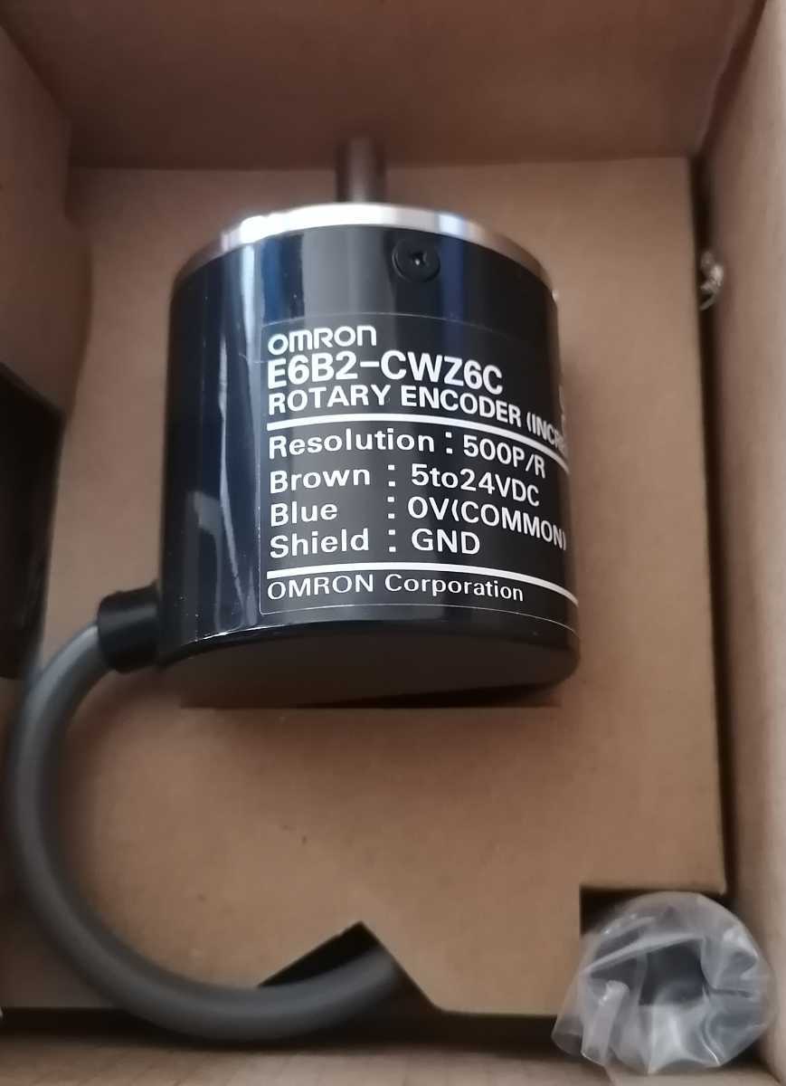 omron FA インクリメンタル型 Φ40 ロータリエンコーダ 出力A相B相Z相 DC5-24V オープンコレクタ出力 E6B2-CWZ6C 500P/R 0.5M拍卖