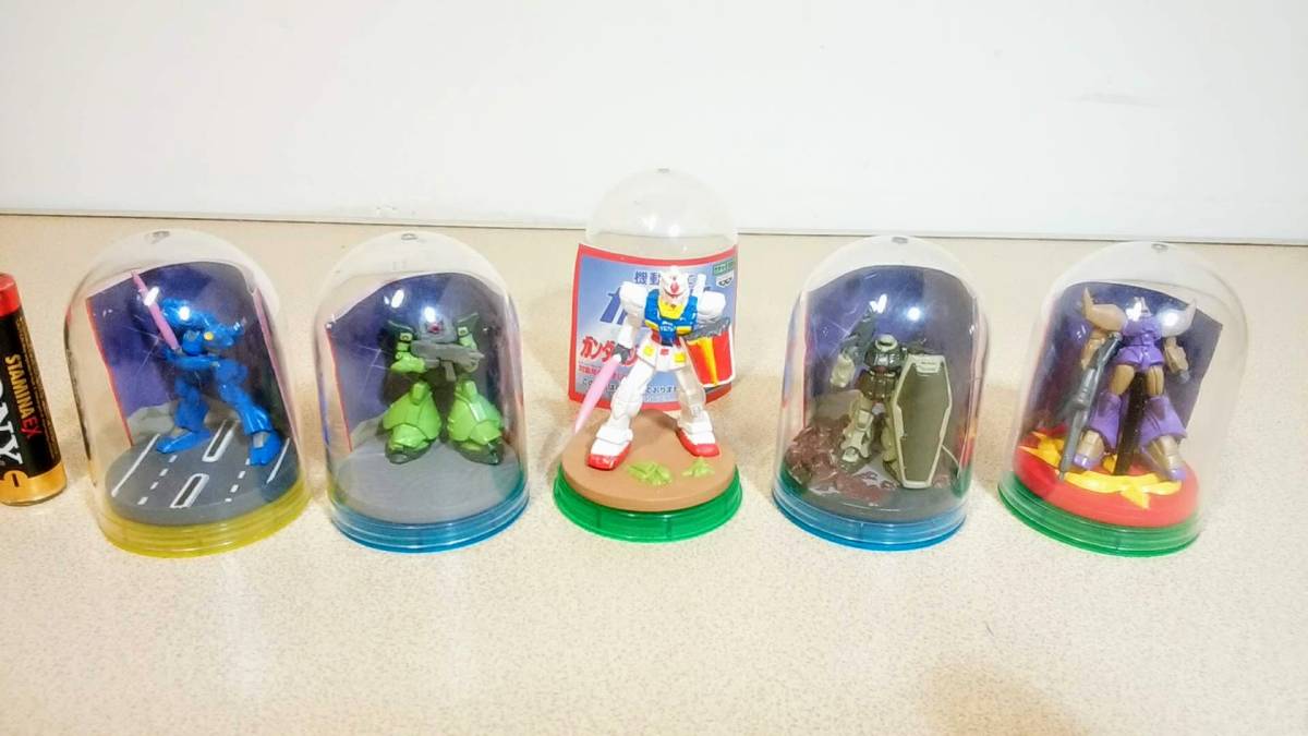MOBILE SUIT GUNDAM ガチャ王用景品「ガンダム・ジオラマコレクション」全5種セット 非売品・未使用品 ※この商品は市販されておりません拍卖
