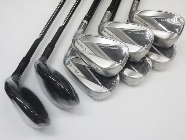 新品未使用品!TaylorMade Stealth Combo Iron 3H,4H 5-9P(8本セット) Fujikura Ventus Red 6 Graphite/R拍卖