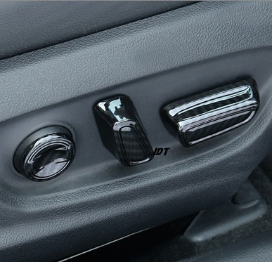 新型 50系 プリウス パワーシートスイッチカバー カーボン インテリアパネル フロント用 運転席 助手席 簡単取付 内装 カスタム パーツ拍卖