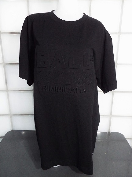 ボール 51270 黒エンボス Lサイズ 天竺 綿100% 半袖Tシャツ Bigシルエット 新品 BALL拍卖