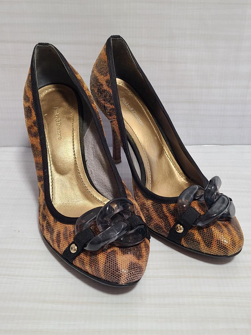 ピンキーアンドダイアン パンプス 豹柄 レオパード ヒール ハイヒール 靴拍卖