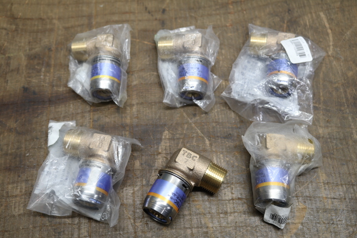 タブチ:ワンタッチオスエルボ 型式:OT16(PN15)-ME 6個セット即決価格拍卖