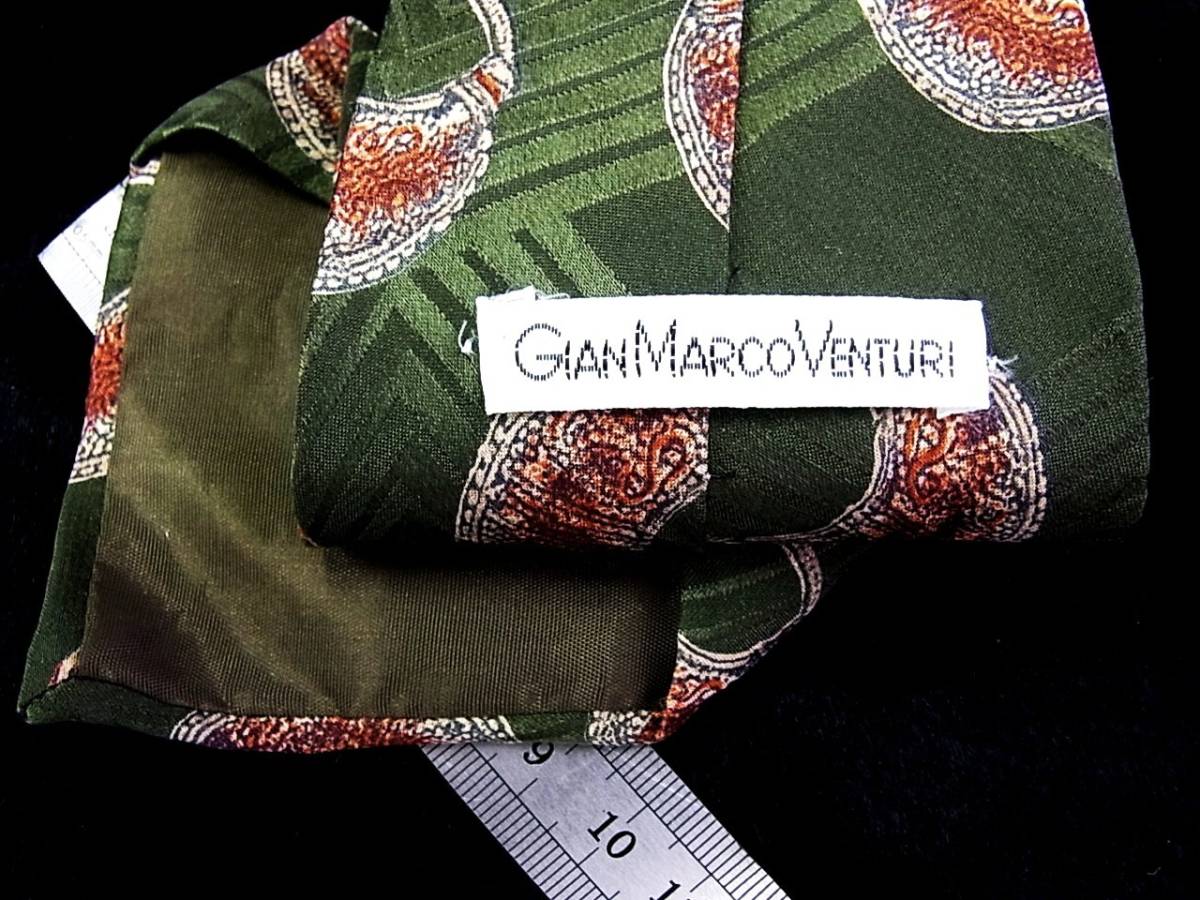 ★M1742★【美品!ブランド 即決350円♪早者勝】 【GMV】ベンチューリのネクタイ拍卖