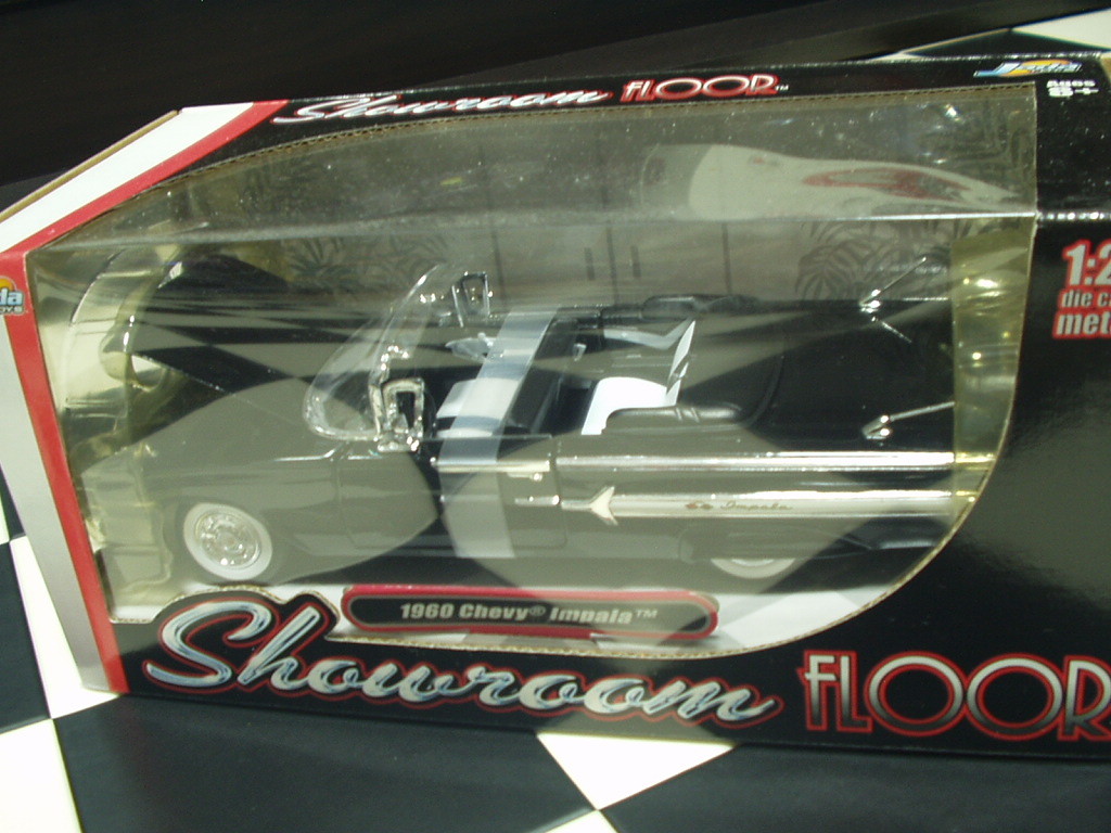 JADA TOYS 1/24 1960 シボレーインパラコンバー黒 Showroom Floor chevy'60IMPALA 絶版品!未開封 ハイドロ ローライダー拍卖