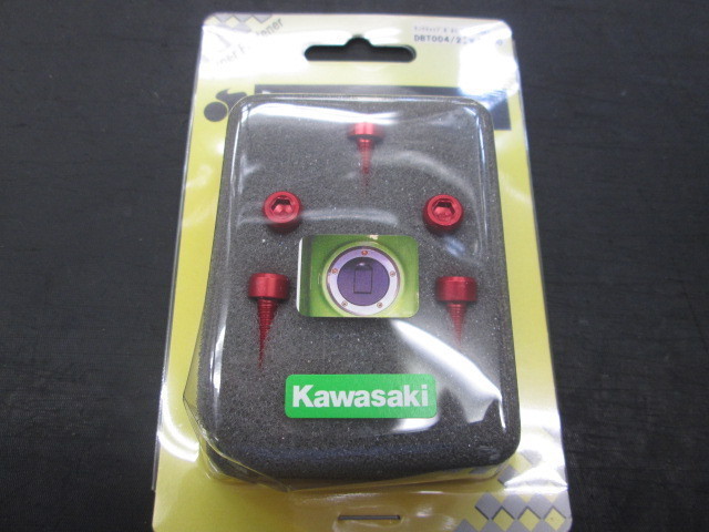 DURA-BOLT DBT004/2R カワサキタンクキャップアルミボルト レッド アルミ 5穴 ZRX1200 ZZR1400 ZX-10R 定形外可拍卖