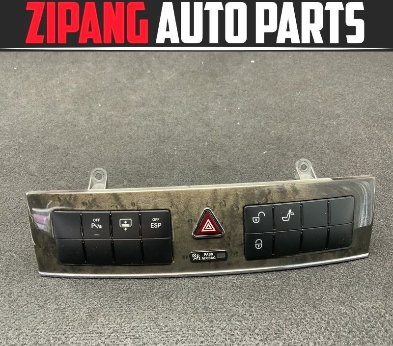 MB156 W203 C280 AV 後期 ハザード/ドアロック/ESP スイッチ 木目/ウッド パネル ◆203 870 04 10 ★動作OK ○拍卖