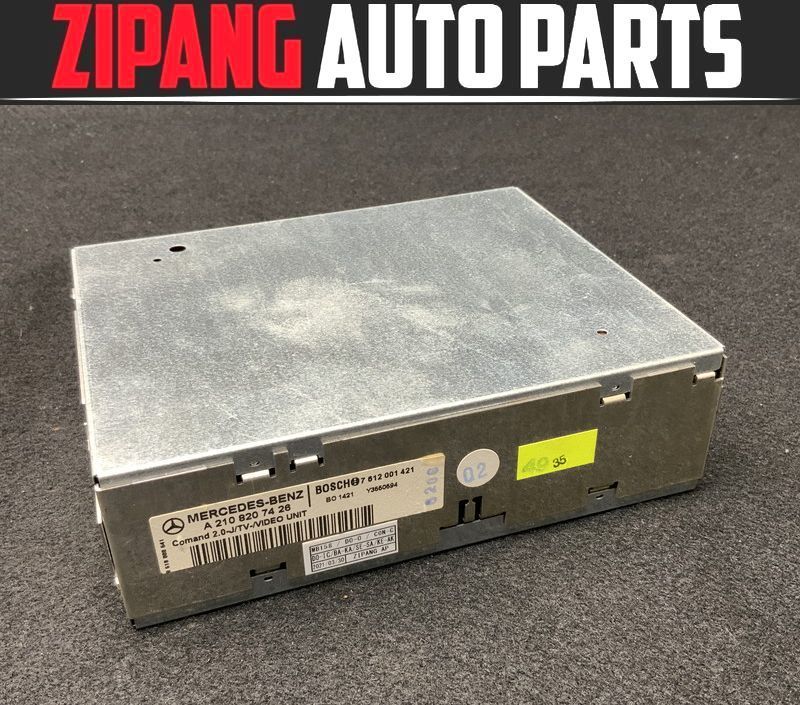 MB158 W210 E320 AV 後期 純正 テレビ/ビデオ ユニット ◆A 210 820 74 26 ★エラー無し ○★即決★拍卖