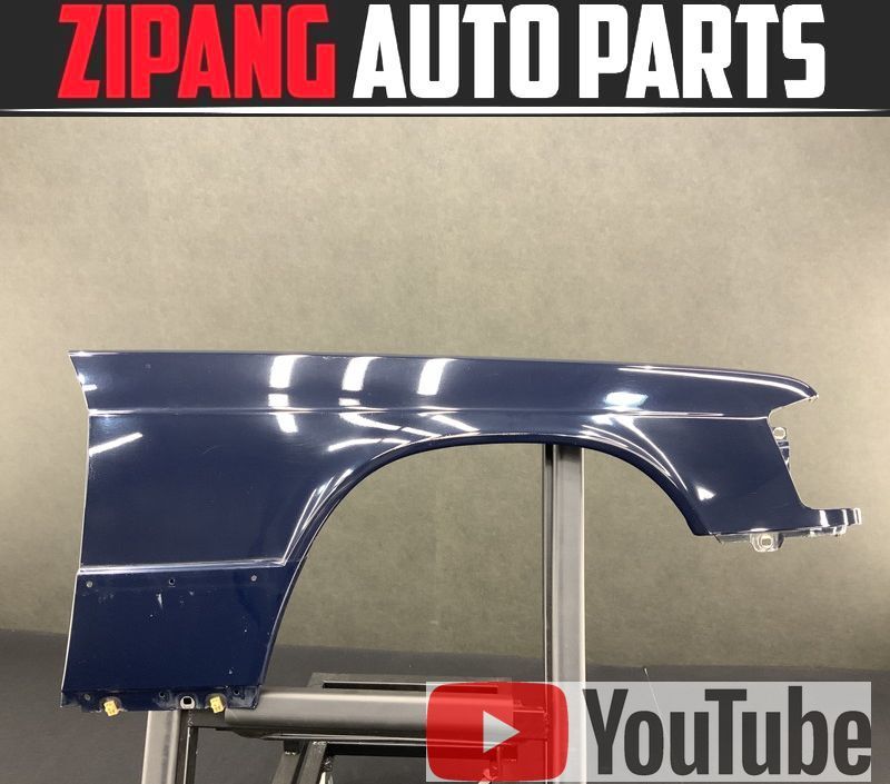 MB164 W201 190E 右フロント フェンダー ◆904 ミッドナイトブルー 【動画有り】○★即決★拍卖