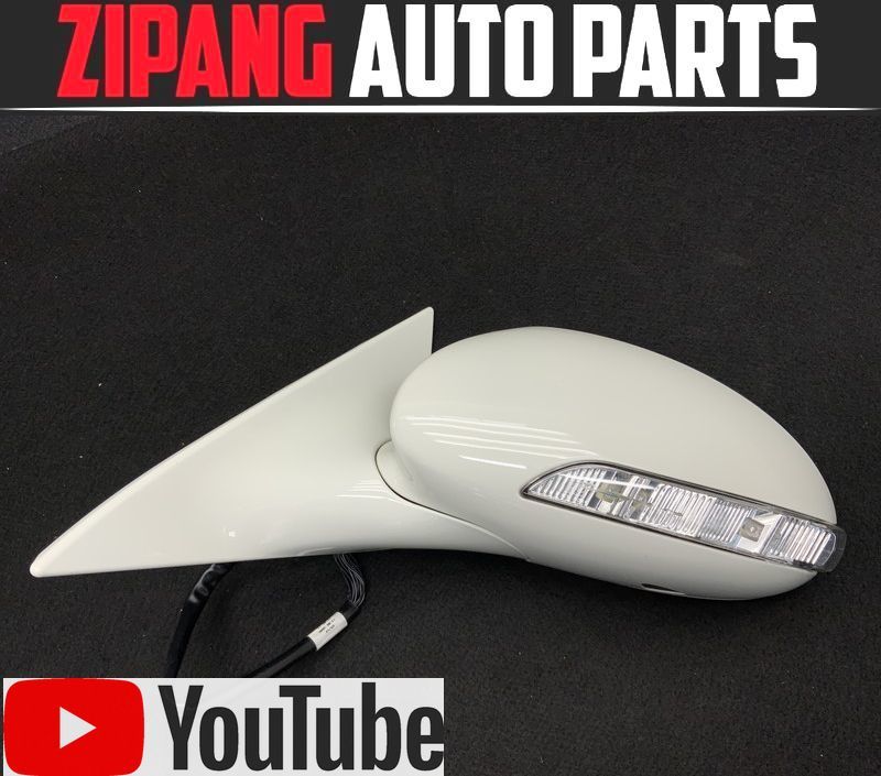 MB167 C216 CL550 AMG スポーツP 左 ドアミラー 電格式/LEDウインカー付 ◆C650 カルサイトホワイト 【動画有り】○★即決★拍卖