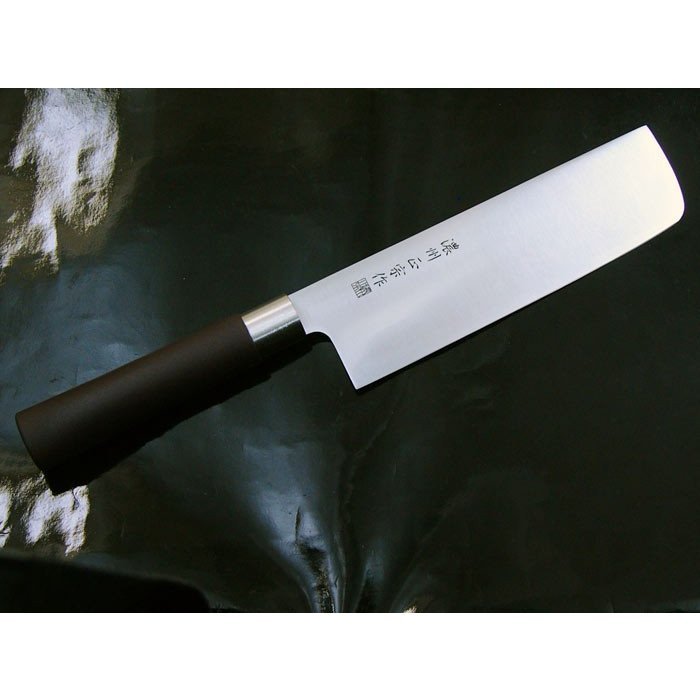 和包丁 関の包丁 濃州正宗作 菜切 両刃 BR拍卖
