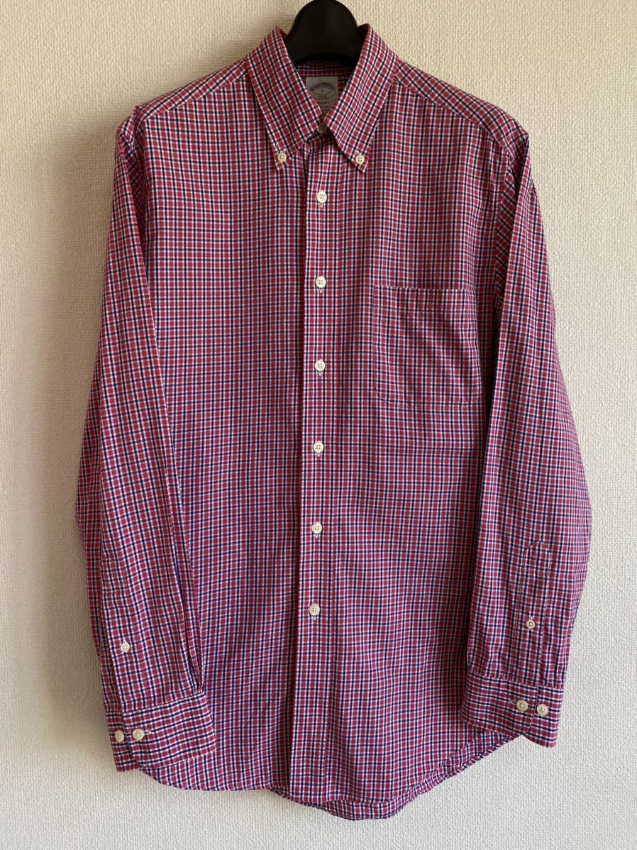 Brooks Brothers / ブルックスブラザーズ チェック ボタンダウンシャツ サイズS拍卖