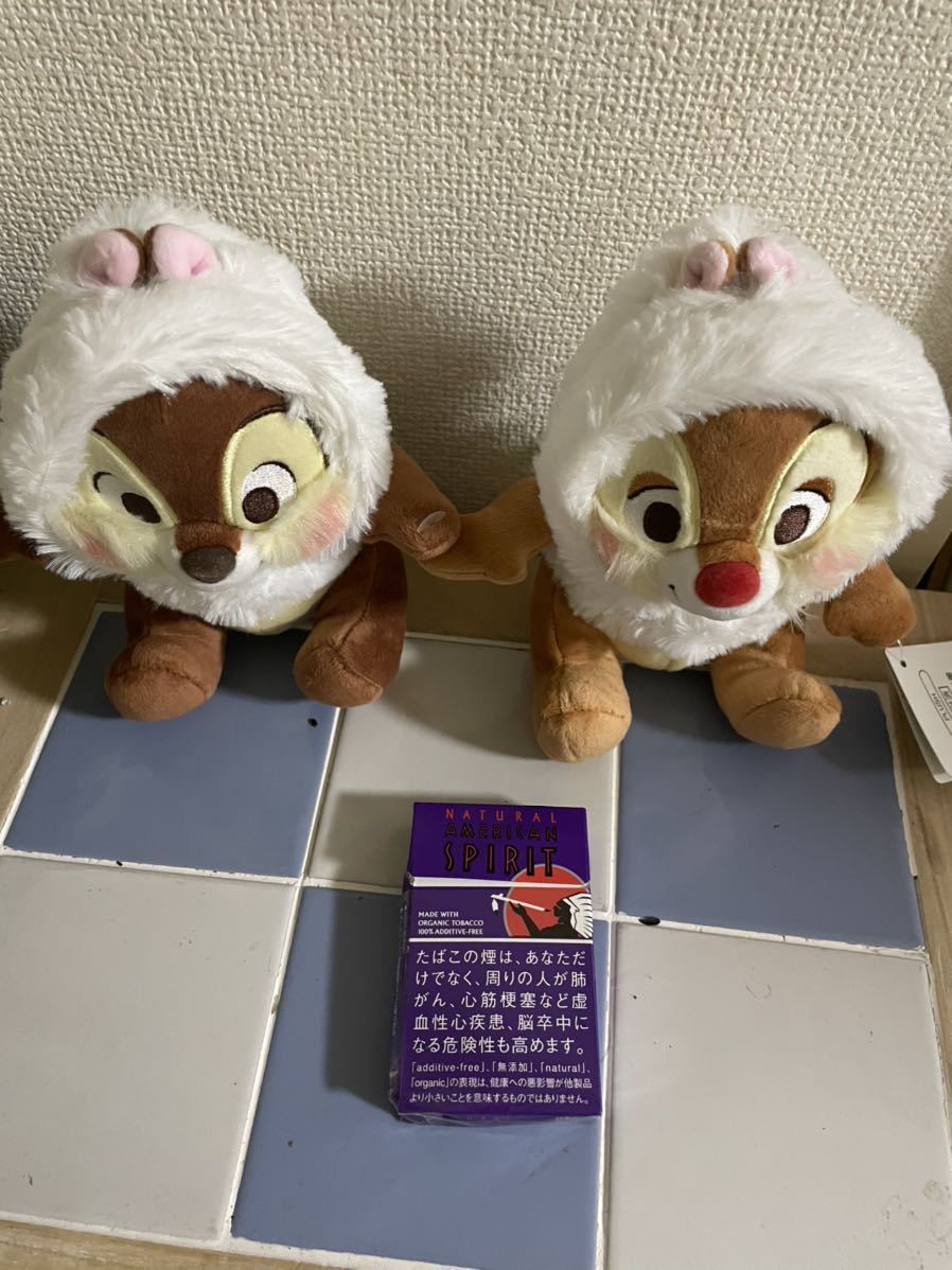 ディズニーストア チップ&デール ぬいぐるみ 美品 定価3500円拍卖