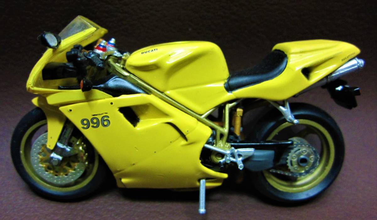 メーカー不明★DUCATI 996 イエロー★ダイキャスト製★ドゥカティ★2000年頃購入拍卖