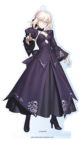 FGO 冬祭り 2017-2018 冬のファラオ大感謝祭 神戸 アクリルマスコット アルトリア・ペンドラゴン〔オルタ〕 ドレス Fate/Grand Order 新宿拍卖