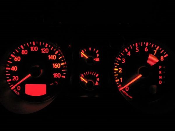 AIRTREK エアトレック CU2W/CU4W/CU5W メーターパネル用 LED球 1台分セット! レッド拍卖