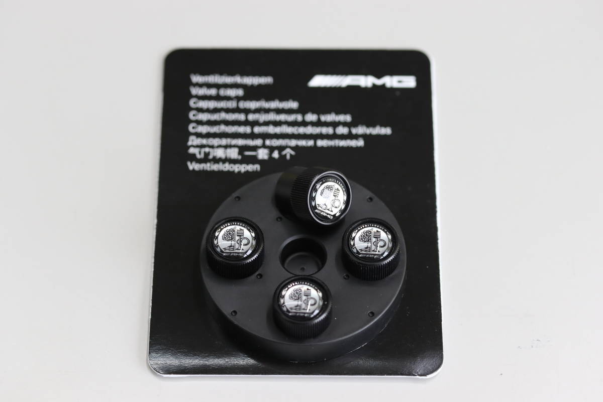 #◇新品 AMGホイールエアバルブキャップ BK【S55AMG S63AMG S65AMG E43AMG E53AMG E55AMG E63AMG C32AMG C55AMG C63AMG CL63AMG 他】拍卖