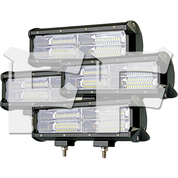 9インチ 144W LED ワークライト 作業灯 6500K ホワイト 投光器 建設機械 トラック バイク SUV 農業機械 12V/24V 9C-144W 4個拍卖