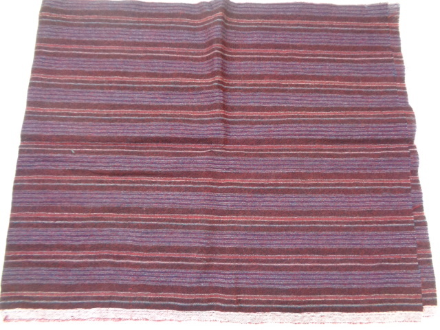 C238-60 着物地 ウール 38センチ×88センチ 古布はぎれ 市松人形 手作 着物リメイク アンティーク拍卖