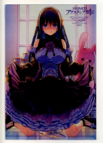 ドラゴンエイジ 2020年11月号付録 トリニティセブン アナスタシア聖伝 クリアファイル拍卖