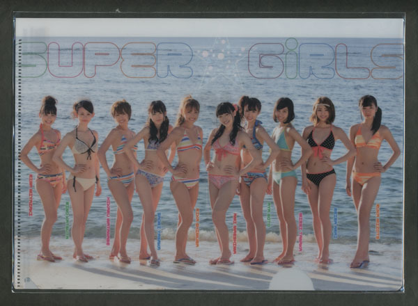 ヤングガンガン 2013年12号付録 SUPERGiRLS クリアファイル拍卖