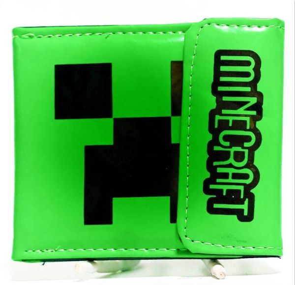 財布 マインクラフト マイクラ クリーパー ウォレット緑文重2折 エンダーマン minecraft ミニ財布 子供拍卖